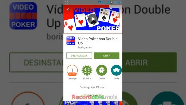 Vídeo poker apk android смотреть онлайн
