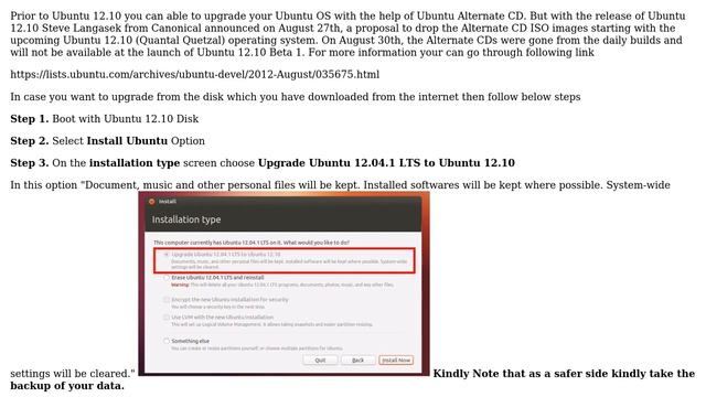 Ubuntu: How to upgrade from 12.04 to 12.10 using CD? смотреть онлайн