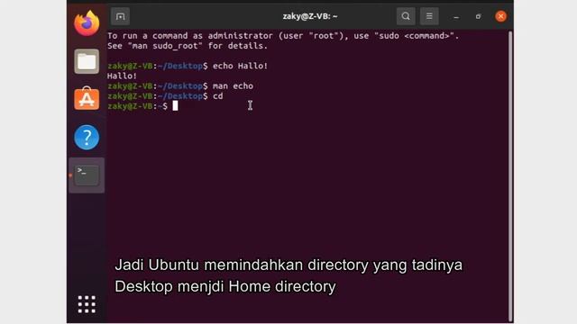 [SUPERKIDZ] Perintah Dasar di Linux Ubuntu Part 1 (echo, ls, man, cd, touch, dan cat) смотреть онлайн