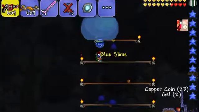 Terraria ios/android-Trolling the King Slime смотреть онлайн