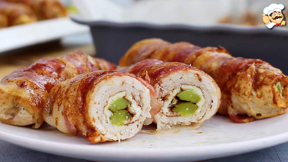 Удивите своих гостей! Сочное свиное филе с начинкой. Очень вкусно! смотреть онлайн