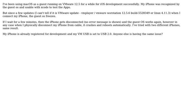 Unix & Linux: Connecting an iPhone to VMware freezes macOS and crashes the iPhone? (2 Solutions!!) смотреть онлайн