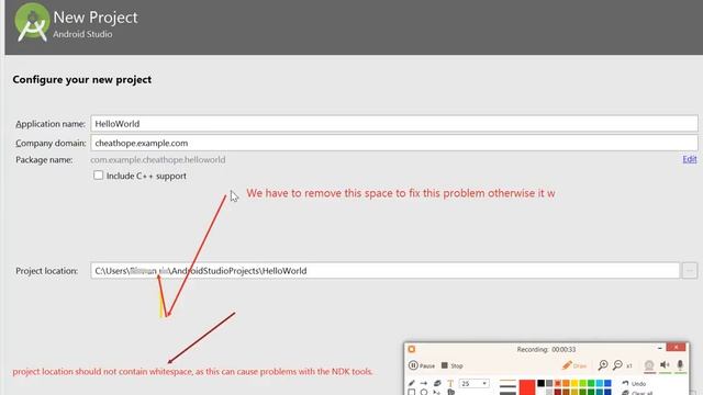 project location should not contain whitespaces ¦¦ NDK tools problem ¦¦ android studio смотреть онлайн