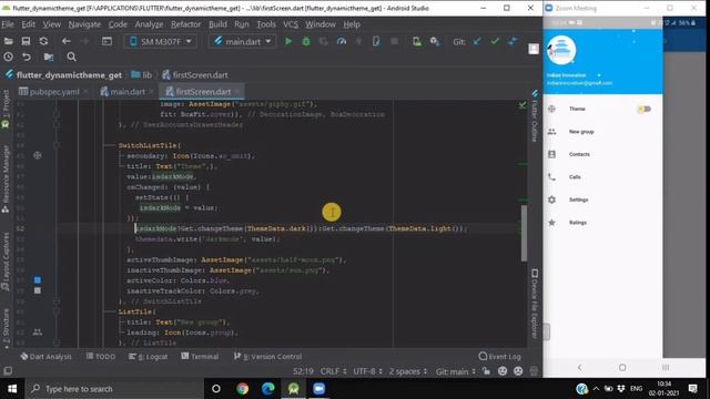 How to Change App Theme in Flutter | Manage App Theme | GetX | GetStorage | Flutter | CodeStudio смотреть онлайн
