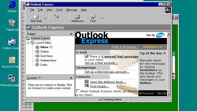 Windows 95 OSR2 (German) on VMWare Player смотреть онлайн