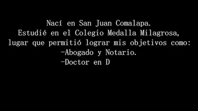 Dr. Santos Sajbochol. Felicita al Centro Educativo, Medalla Milagrosa en su 50 aniversario. смотреть онлайн