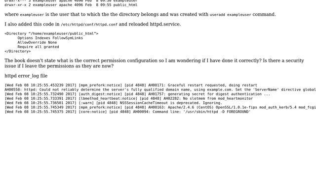Unix & Linux: Setting up permissions for Virtual Host on Centos 7 смотреть онлайн