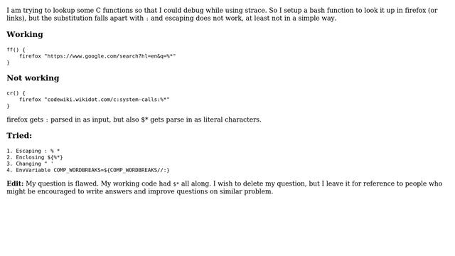 Unix & Linux: Colon breaks the variable subsitution смотреть онлайн