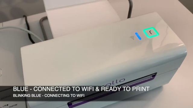 Wireless ROLLO Printer - What do the COLOR LIGHTS MEAN? смотреть онлайн