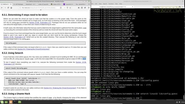 How to build CLFS on Mint 19.2. Part 14 - Preparing and Entering Chroot Environment смотреть онлайн