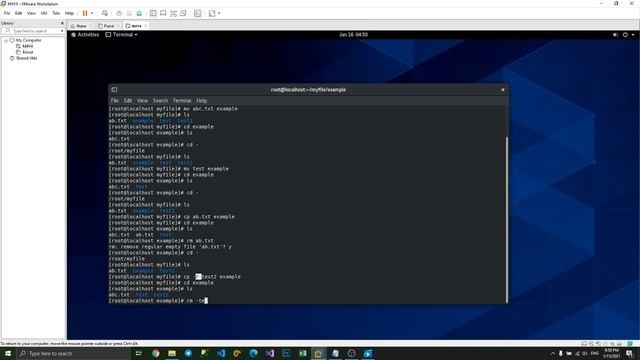 05 Using Command mv cp scp in Linux смотреть онлайн