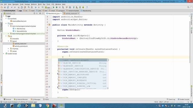 Basic Android Development - Activity Life Circle and Basic Intent смотреть онлайн