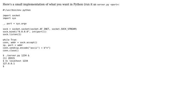 Unix & Linux: Is there any alternative to echo daemon to display ip? (3 Solutions!!) смотреть онлайн