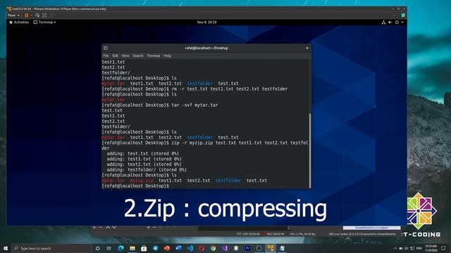 Tar, Zip, Gzip, and Bzip2 in linux смотреть онлайн