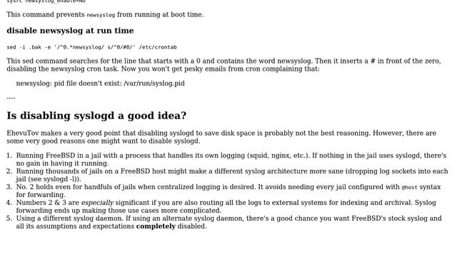 Disabling syslogd in FreeBSD (3 Solutions!!) смотреть онлайн