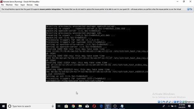 Tutorial SSH Debian 8 смотреть онлайн