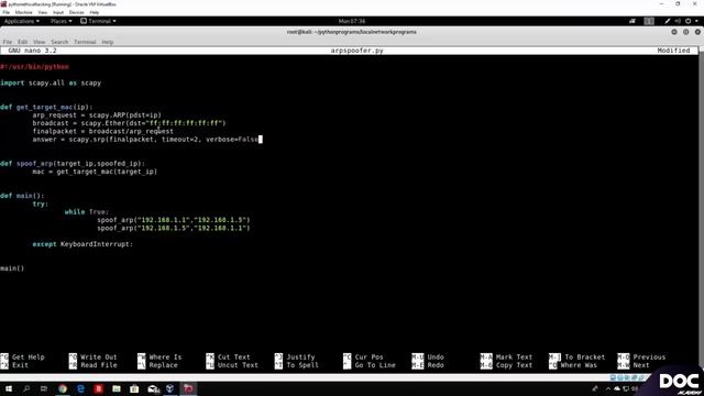 5 Coding ARP spoofer #coding #ethicalhacking #study #codinglife смотреть онлайн