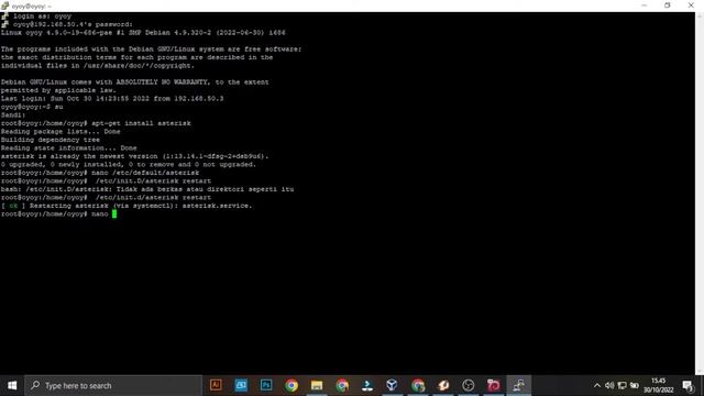 Tugas TLJ Membuat Voip Di Asterisk Debian 9 смотреть онлайн