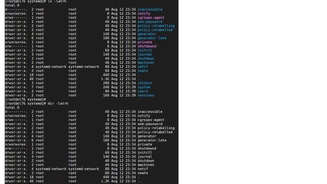 Unix & Linux: Why the result of "dir" doesn't have highlighting? смотреть онлайн