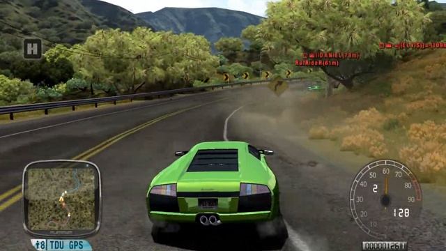 TDU PLATINUM Lamborghini Murcielago 571hp montain race 5 смотреть онлайн