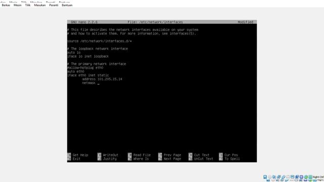 Konfigurasi IP Address pada Linux Debian смотреть онлайн