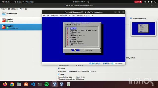 Instalando FreeBSD no virtualbox смотреть онлайн