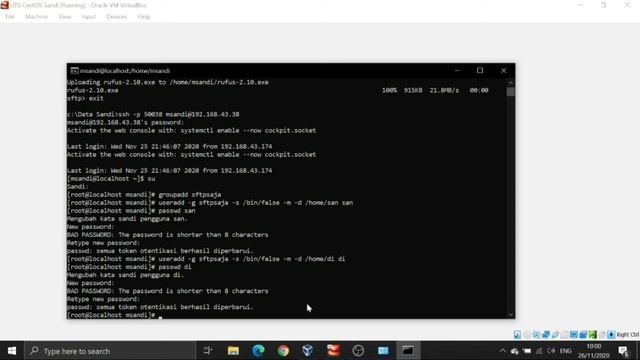Konfigurasi IP Static, SSH, SFTP dan SAMBA di CentOS 8 смотреть онлайн