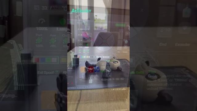 первая цветная печать на #bambulabx1carbon филамент #kingroon смотреть онлайн