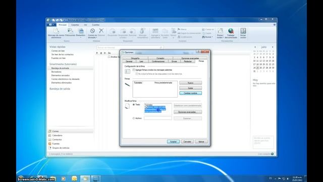 Configuracion firma de correo en Windows Live Mail смотреть онлайн