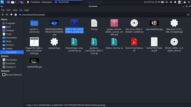 How to install Visual Studio Code in Kali linux ! 1000% working! смотреть онлайн
