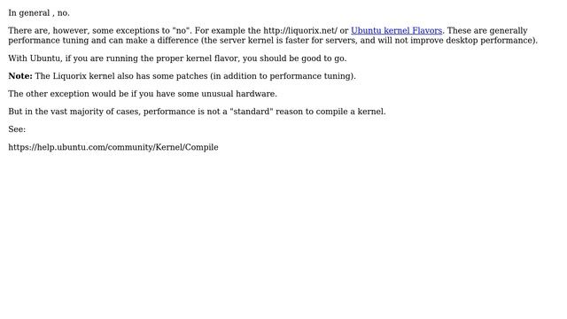 Ubuntu: Does compiling a linux kernel make the OS faster? (3 Solutions!!) смотреть онлайн