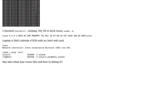 Unix & Linux: Arch Linux sudden wifi lag смотреть онлайн