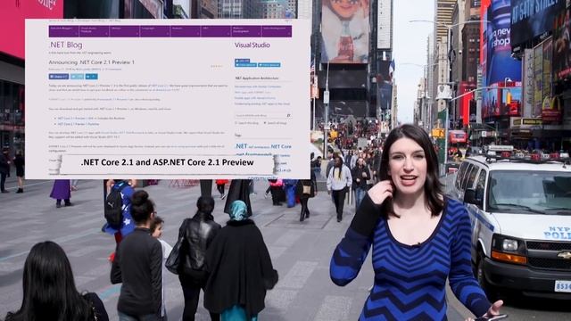 TWC9: Times Square Edition, .NET Core 2.1 Preview 1, Microsoft Genomics, and more смотреть онлайн