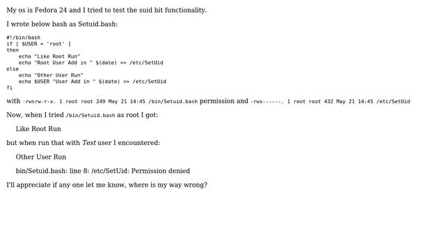 Unix & Linux: suid script not working correctly смотреть онлайн