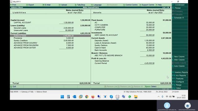 Provision & Miscellaneous Expense Asset Group Entry in Tally | Tally online Training in Hindi смотреть онлайн