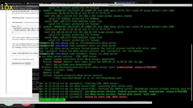 UNCUT ติดตั้ง DHCP Server บน Debian อุปสรรคมากมายระหว่างการทำคลิป смотреть онлайн