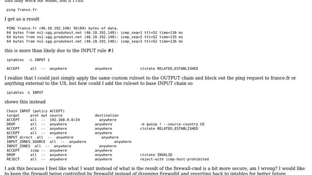 Using firewalld and firewall-cmd how to add-rule to primary INPUT chain not INPUT_direct смотреть онлайн