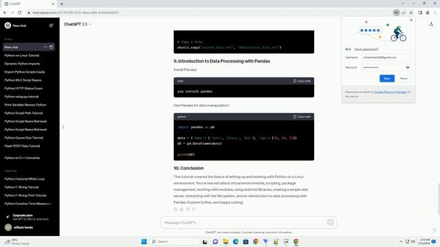 python in linux environment смотреть онлайн