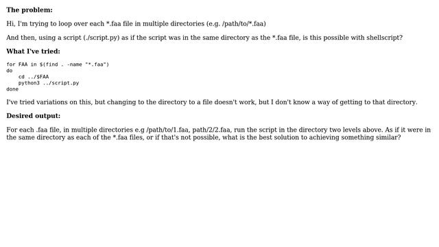 Change directory to the location of a file in find, then running a script two levels above (as... смотреть онлайн