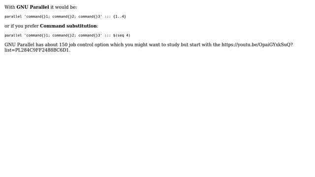 Unix & Linux: How to run groups of commands in parallel? (2 Solutions!!) смотреть онлайн