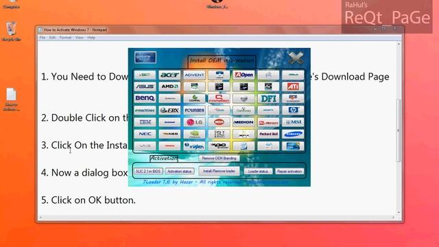 How to Activate Windows 7 Ultimate with 7loader ? смотреть онлайн