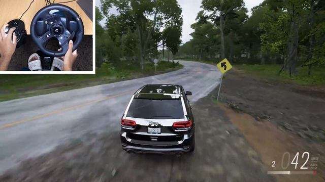 Jeep Grand Cherokee SRT | Offroading | Forza Horizon 5 | Logitech g29 gameplay смотреть онлайн