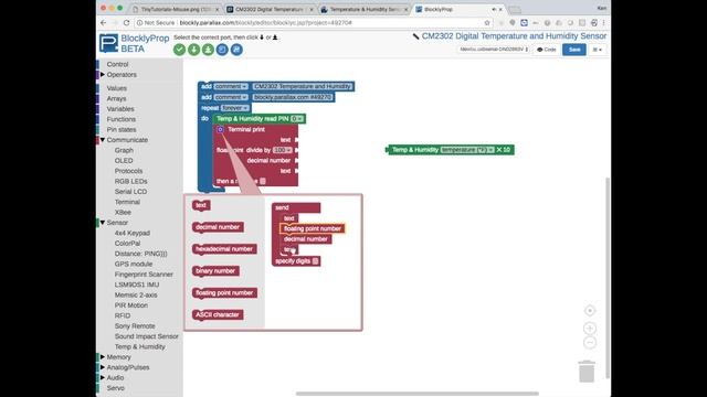 Tiny Tutorials: Programming a Temperature & Humidity Sensor with BlocklyProp смотреть онлайн