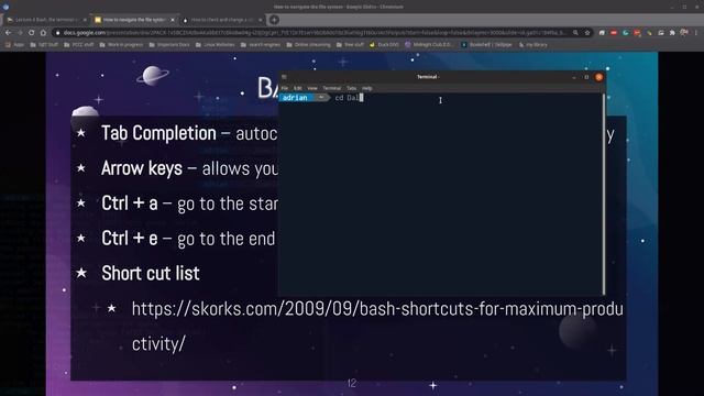 Navigating the file system - Lecture Oct 7th смотреть онлайн