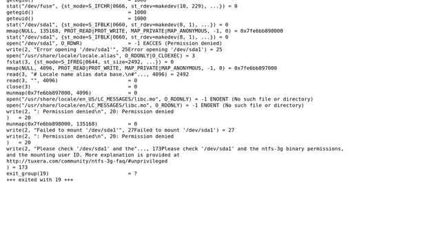 What factors affect whether an NTFS partition can be mounted by a user on Linux? смотреть онлайн