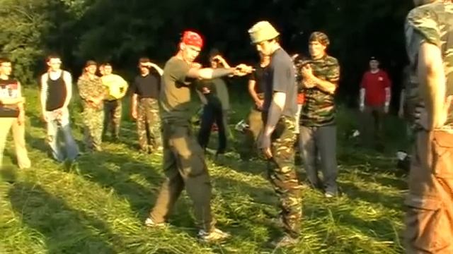 Задерновский Д.А., чувство ножа, упражнение. Яхрома 2008.