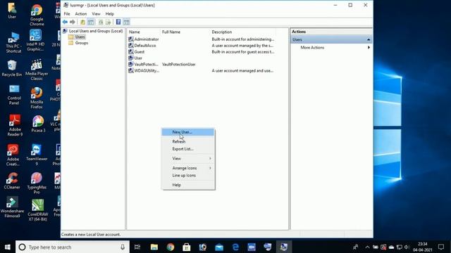 How to Create a New Local User Account - Windows 10 смотреть онлайн