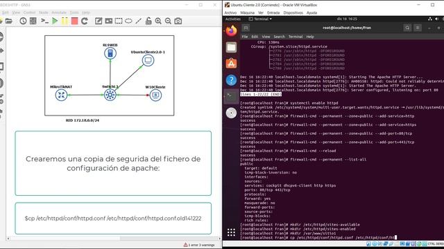 SRI | Unidad 3 Práctica 2 | Servidor HTTP Apache en Rocky Linux 9 | Fran Ramos 2ASIX смотреть онлайн