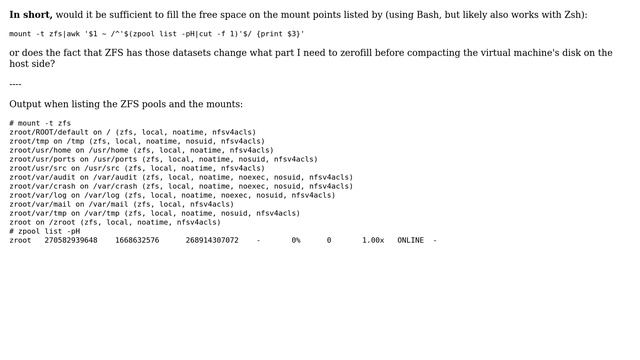 Unix & Linux: How to distinguish ZFS pool from mounts? (2 Solutions!!) смотреть онлайн