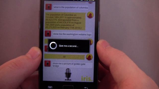Iris for Android (the answer to Siri?) смотреть онлайн